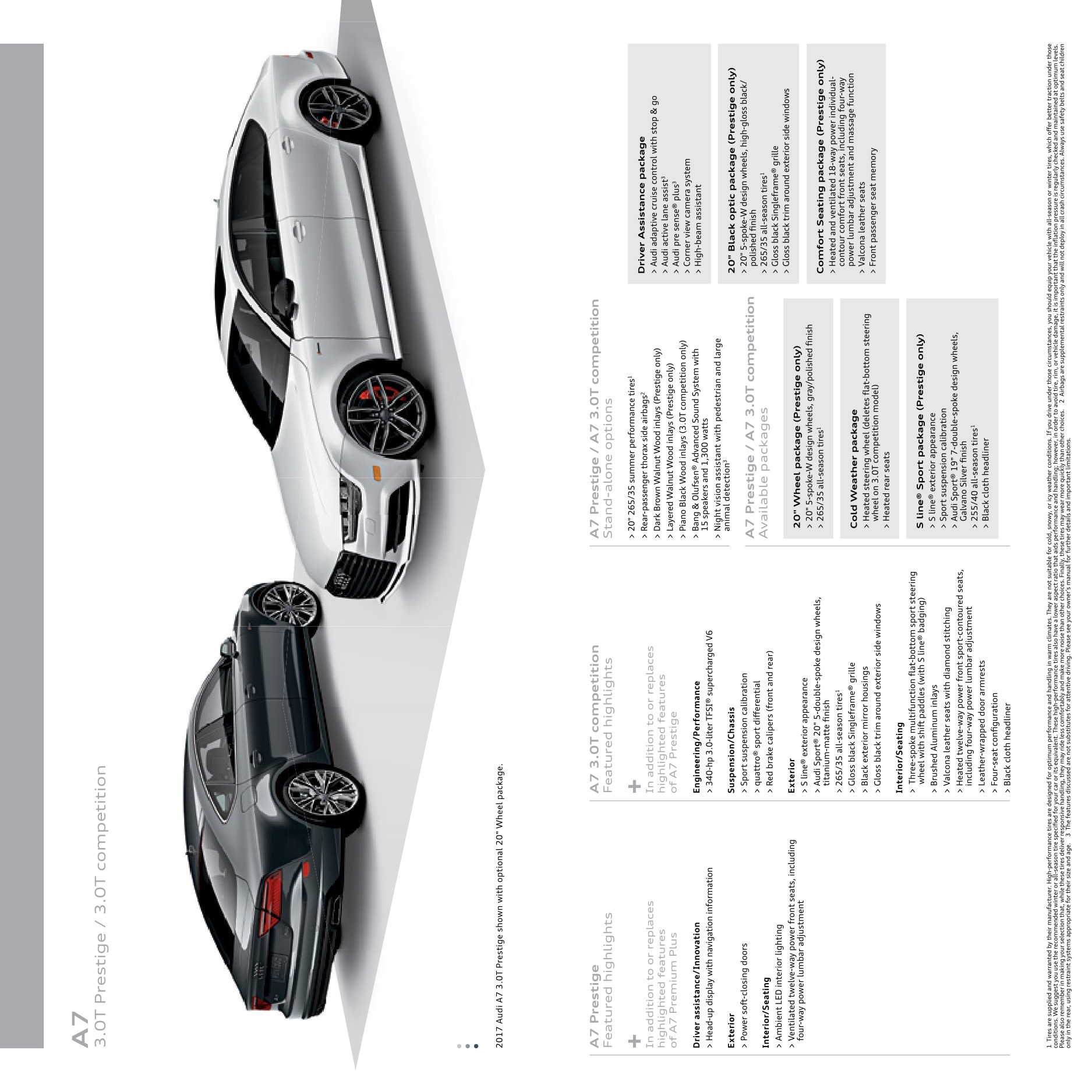 2017 Audi A7 Brochure Page 8